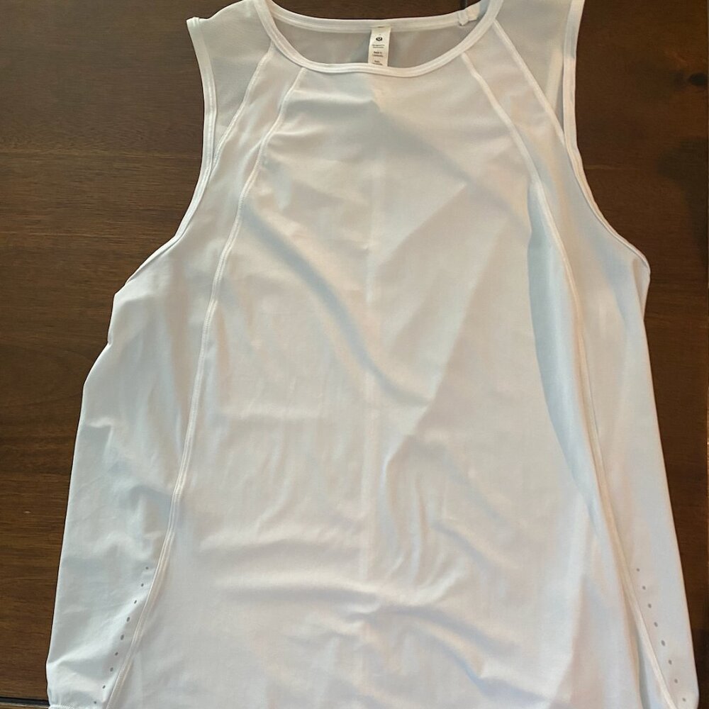 lululemon Sculpt Tank Top, white, size 8